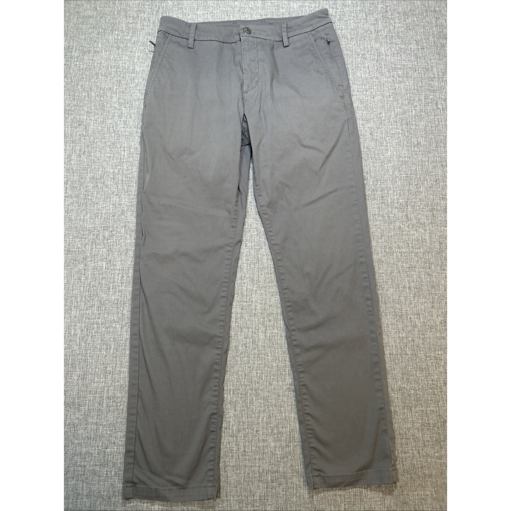 Bird Dogs Pants Mens 30x30 Gray Performance Chino Stretch Golf Boomstick
